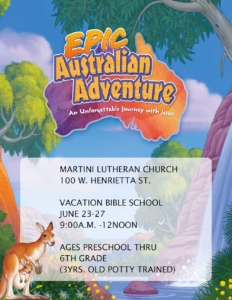 VBS Registration 2025